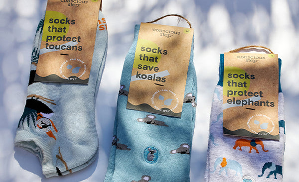 Conscious Step - Ethical, Eco Friendly, and Sustainable Socks Supporting Amazing Causes