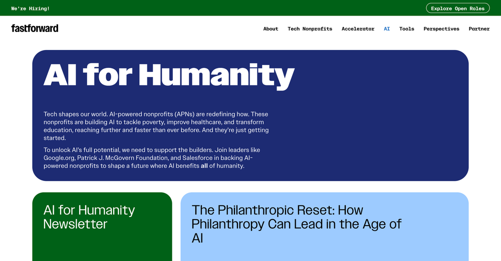 Fast Forward Website Inside Fast Forward’s AI for Humanity Report and the New Era of ...
