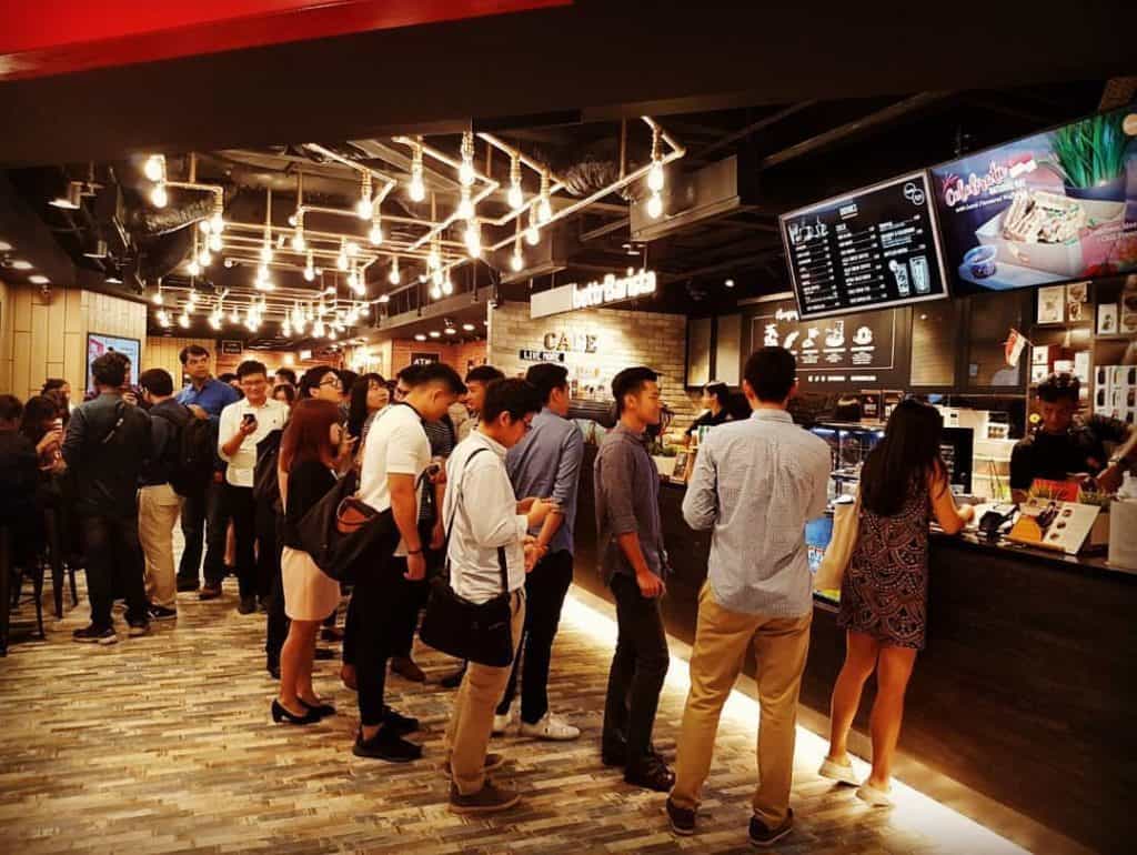 DBS coffee bar