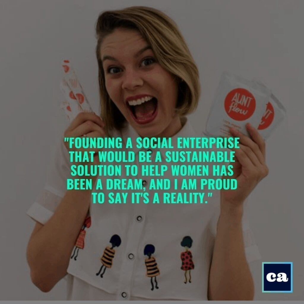 The Founder of Aunt Flow Talks Quitting College and Raising $1.5 Million for her Organic Tampon Company
