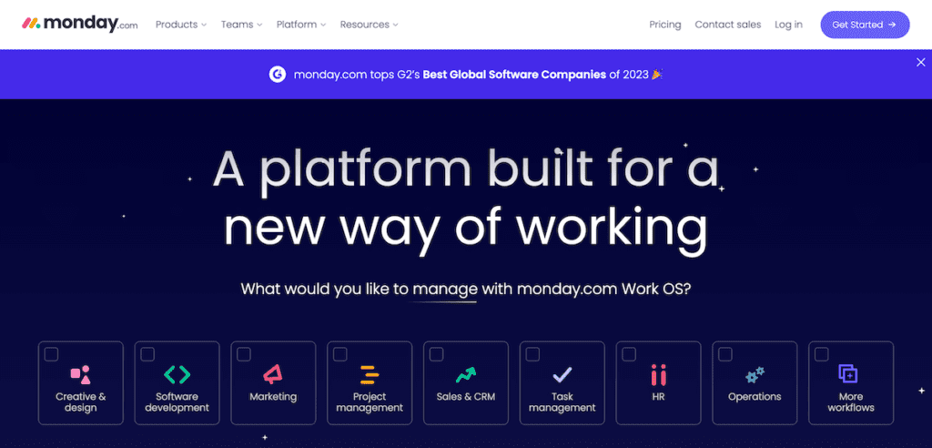 Monday - Best Project Management Tools for Creators and Entrepreneurs