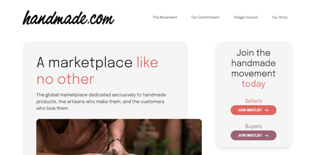 Handmade.com Focuses Exclusively on Authentic Creations