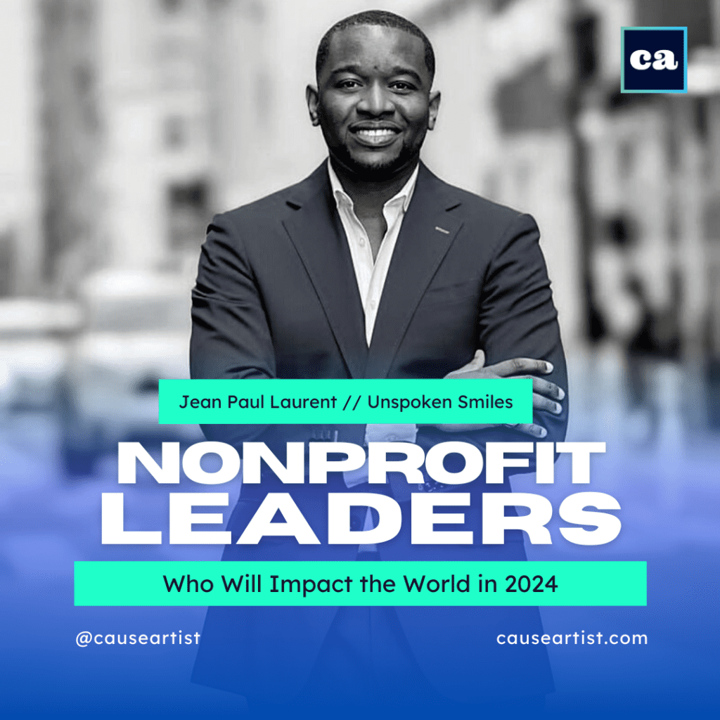 Nonprofit Leaders 2024 - Jean Paul Laurent - Unspoken Smiles
